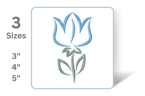 Blue Rose Embroidery Design Review for Boutique Apparel