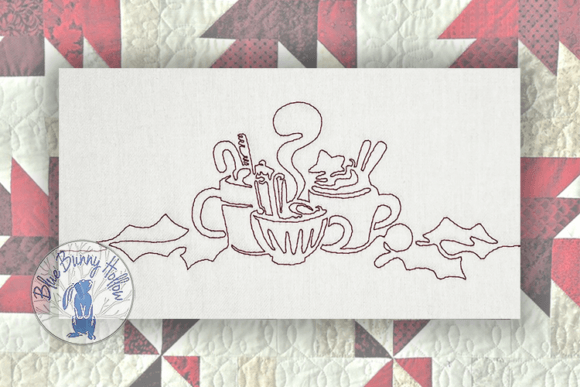 Christmas Moments Hot Chocolate Border Quilting Review