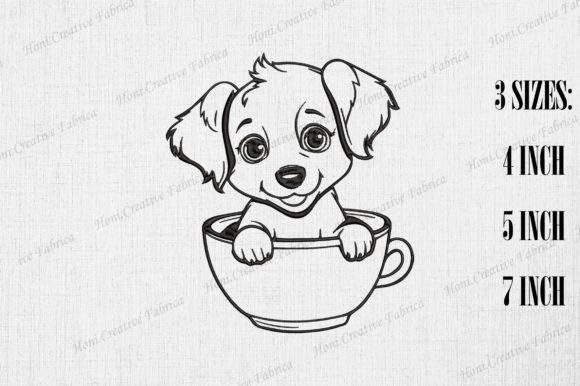 Cute Australian Shepherd in Coffee Cup Review