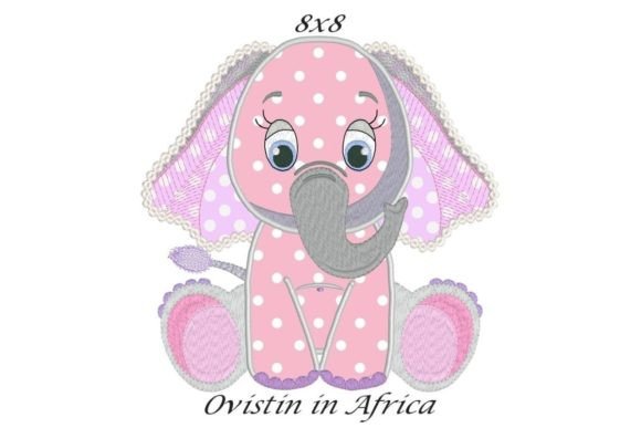 Cute Pink Elephant Applique Review