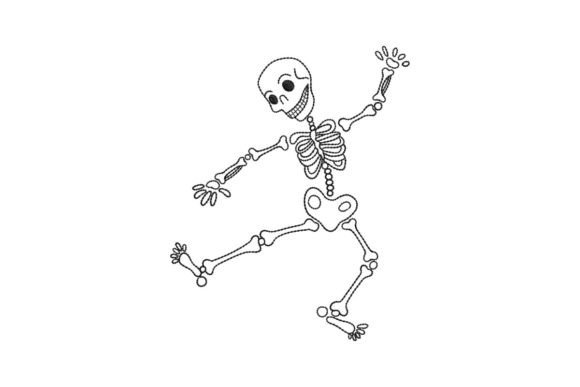 Dancing Skeleton Embroidery Review