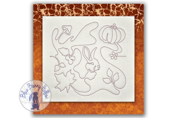 Fall Countryside Bunny, E2E Quilting Review