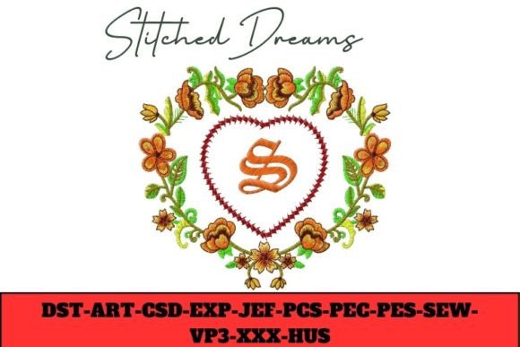 Floral Heart Letter S Review