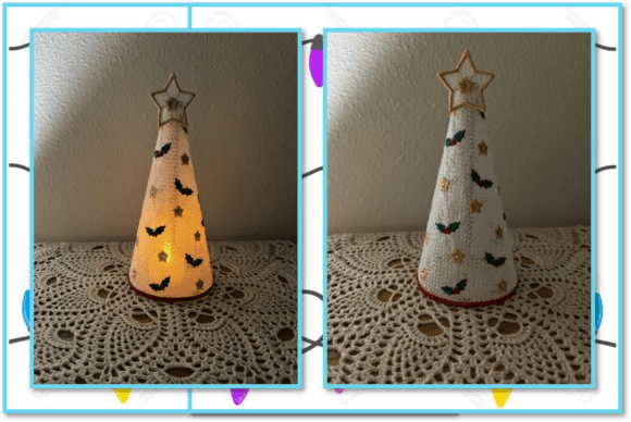 Holly Tree-FSL Review: 3D Lace for Holiday Projects