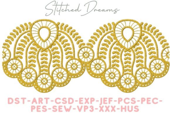 Leafy Border Embroidery Design Review