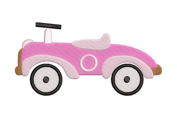 Pink Car Embroidery Design Review
