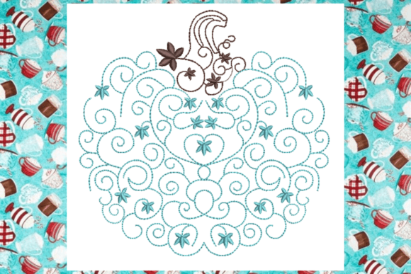 Pumpkin Scroll-a Embroidery Design Review