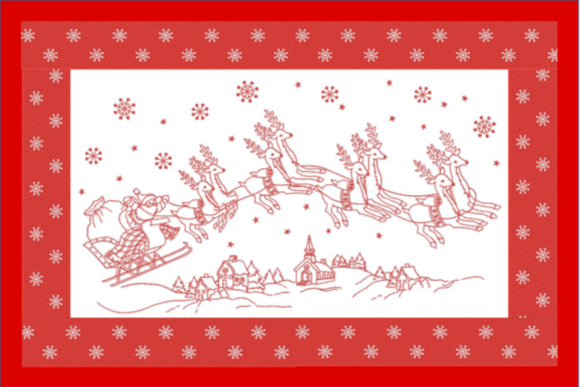 Santa in the Sky Embroidery Design Review